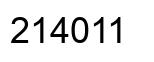 Número 214011 imagen negro