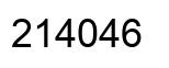 Número 214046 imagen negro