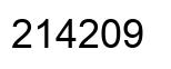 Número 214209 imagen negro