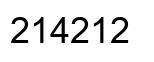 Número 214212 imagen negro