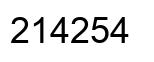 Número 214254 imagen negro
