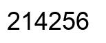 Número 214256 imagen negro