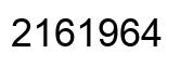 Número 2161964 imagen negro