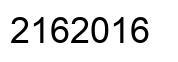 Number 2162016 black image