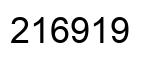 Número 216919 imagen negro
