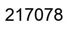 Número 217078 imagen negro