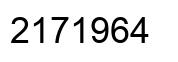 Número 2171964 imagen negro