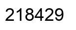 Número 218429 imagen negro