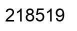 Número 218519 imagen negro
