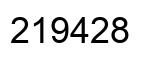 Número 219428 imagen negro
