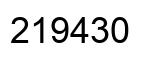 Número 219430 imagen negro