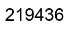 Número 219436 imagen negro