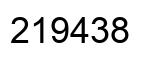 Número 219438 imagen negro