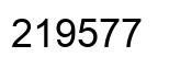 Número 219577 imagen negro