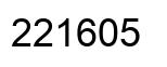 Número 221605 imagen negro