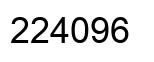 Número 224096 imagen negro
