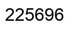Número 225696 imagen negro