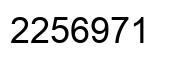 Número 2256971 imagen negro