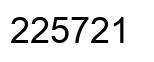 Número 225721 imagen negro