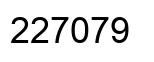 Número 227079 imagen negro