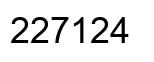Número 227124 imagen negro