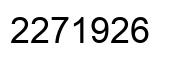 Número 2271926 imagen negro