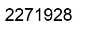 Número 2271928 imagen negro
