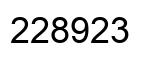 Número 228923 imagen negro
