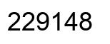Number 229148 black image