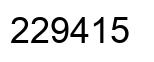 Número 229415 imagen negro