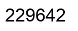 Número 229642 imagen negro
