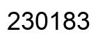 Número 230183 imagen negro