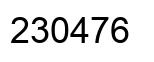 Número 230476 imagen negro