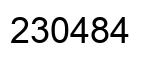 Número 230484 imagen negro