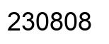 Número 230808 imagen negro