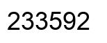 Número 233592 imagen negro