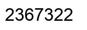 Número 2367322 imagen negro