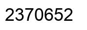 Número 2370652 imagen negro