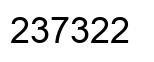 Número 237322 imagen negro