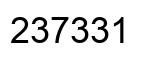 Número 237331 imagen negro