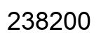Number 238200 black image