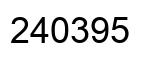 Número 240395 imagen negro