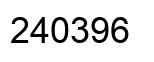 Número 240396 imagen negro