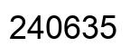 Número 240635 imagen negro