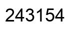 Número 243154 imagen negro