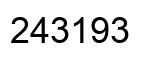 Número 243193 imagen negro