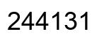 Número 244131 imagen negro