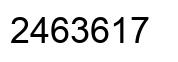Número 2463617 imagen negro