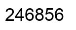 Número 246856 imagen negro
