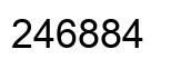 Número 246884 imagen negro
